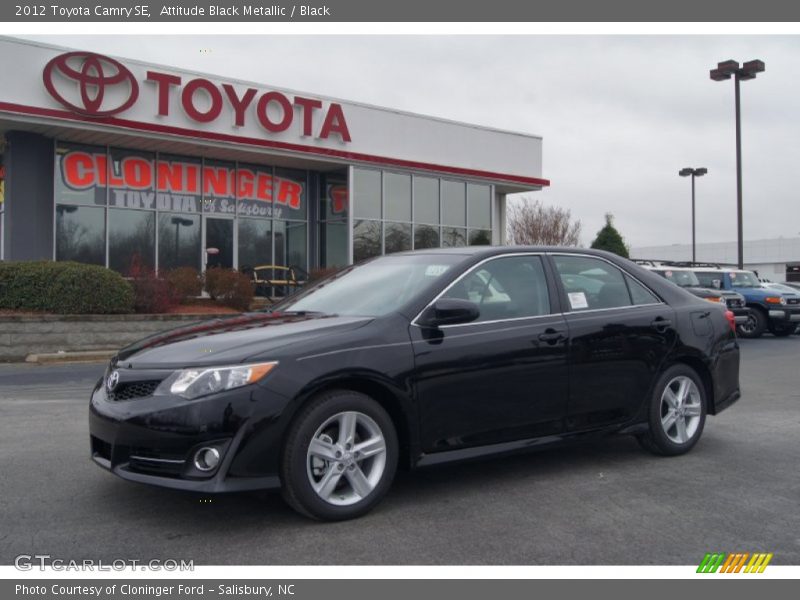 Attitude Black Metallic / Black 2012 Toyota Camry SE