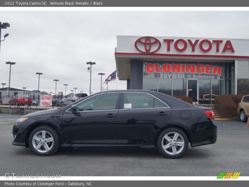 Attitude Black Metallic / Black 2012 Toyota Camry SE