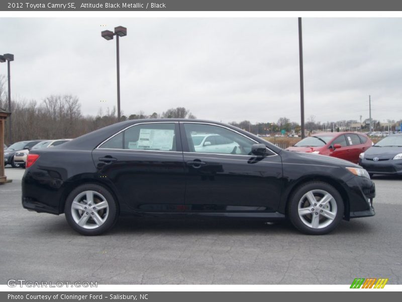 Attitude Black Metallic / Black 2012 Toyota Camry SE