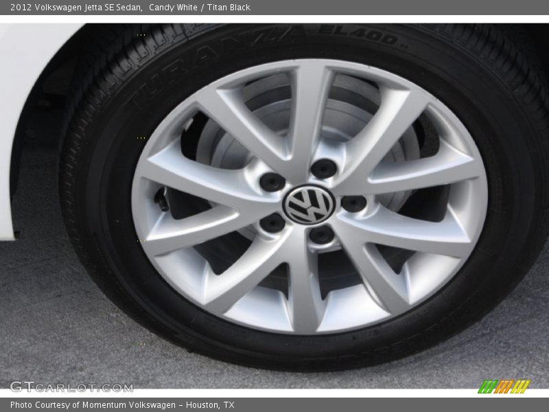 Candy White / Titan Black 2012 Volkswagen Jetta SE Sedan