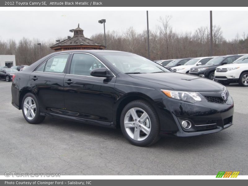 Attitude Black Metallic / Black 2012 Toyota Camry SE
