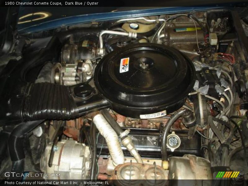 Dark Blue / Oyster 1980 Chevrolet Corvette Coupe