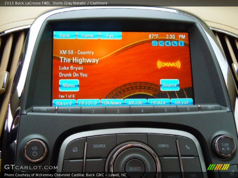 Storm Gray Metallic / Cashmere 2013 Buick LaCrosse FWD