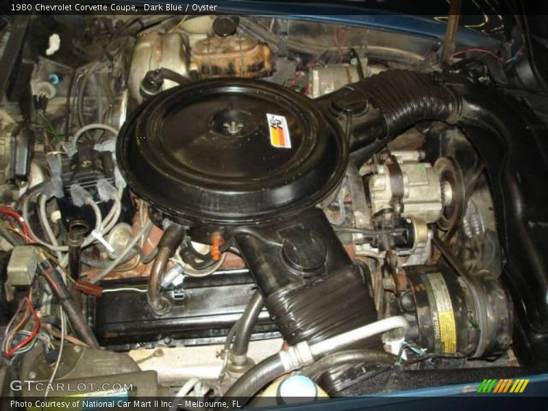 Dark Blue / Oyster 1980 Chevrolet Corvette Coupe
