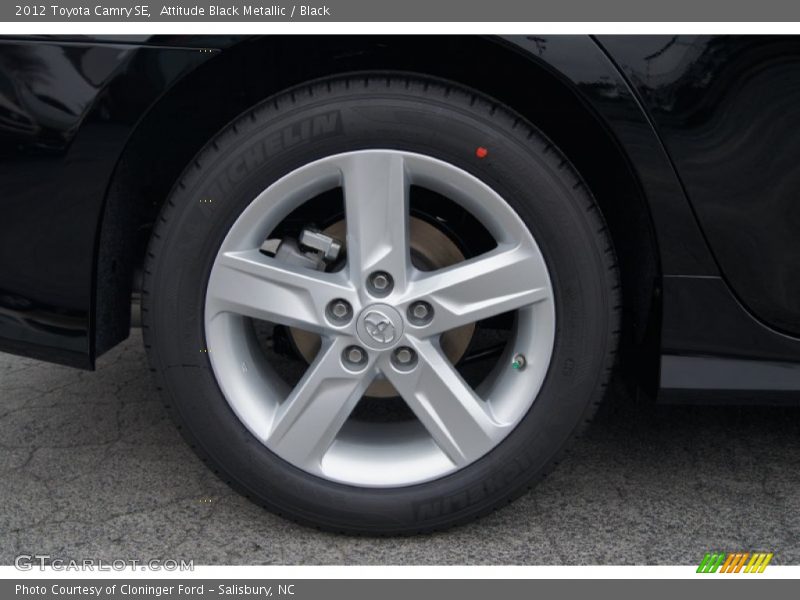 Attitude Black Metallic / Black 2012 Toyota Camry SE