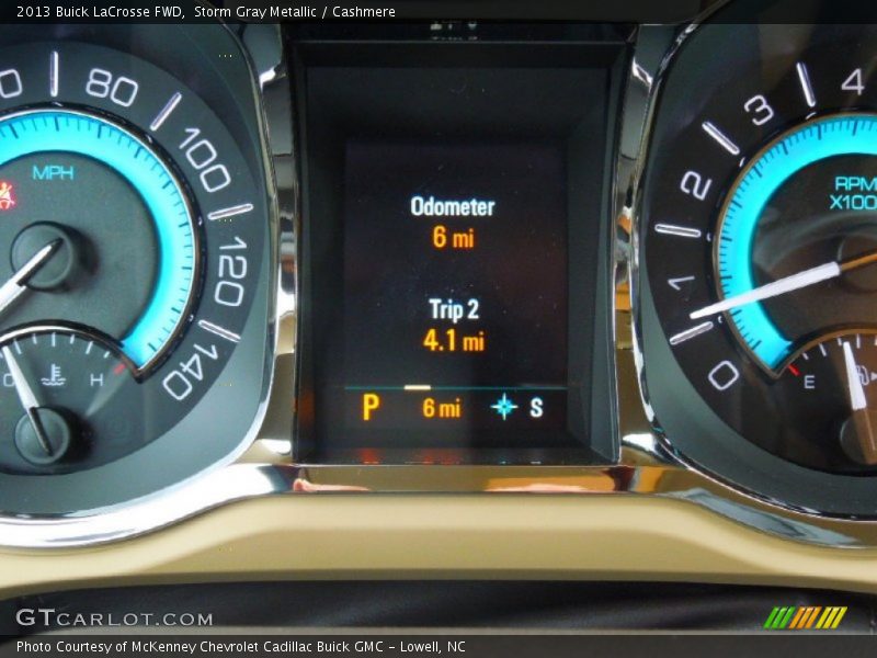 Storm Gray Metallic / Cashmere 2013 Buick LaCrosse FWD