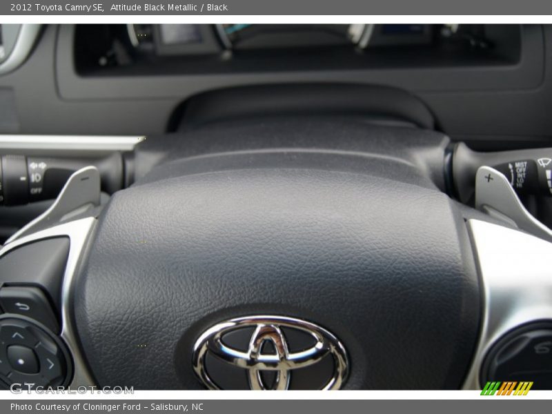 Attitude Black Metallic / Black 2012 Toyota Camry SE