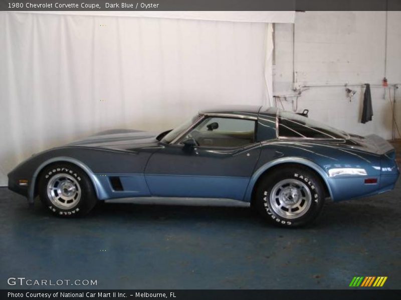Dark Blue / Oyster 1980 Chevrolet Corvette Coupe