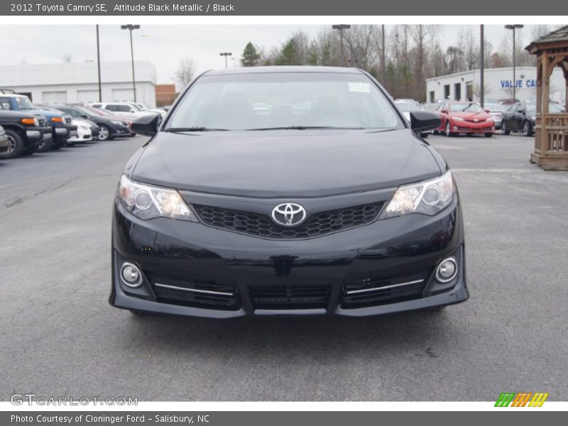 Attitude Black Metallic / Black 2012 Toyota Camry SE