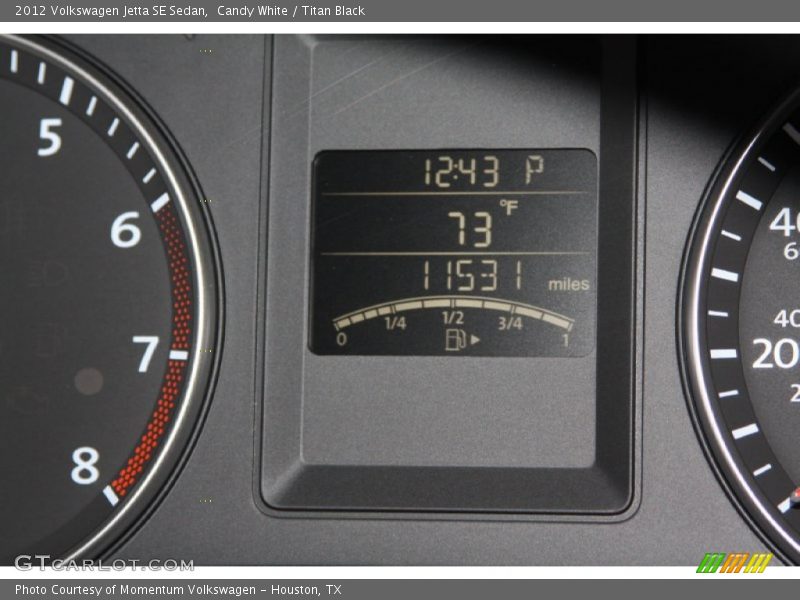 Candy White / Titan Black 2012 Volkswagen Jetta SE Sedan