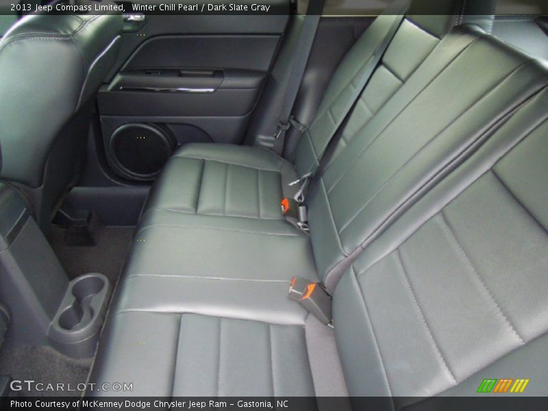 Winter Chill Pearl / Dark Slate Gray 2013 Jeep Compass Limited