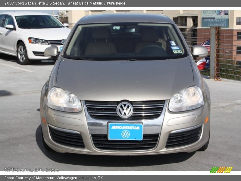 Wheat Beige Metallic / Pure Beige 2007 Volkswagen Jetta 2.5 Sedan