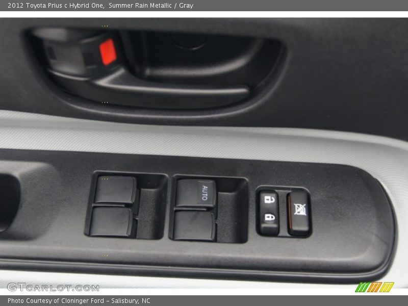 Summer Rain Metallic / Gray 2012 Toyota Prius c Hybrid One