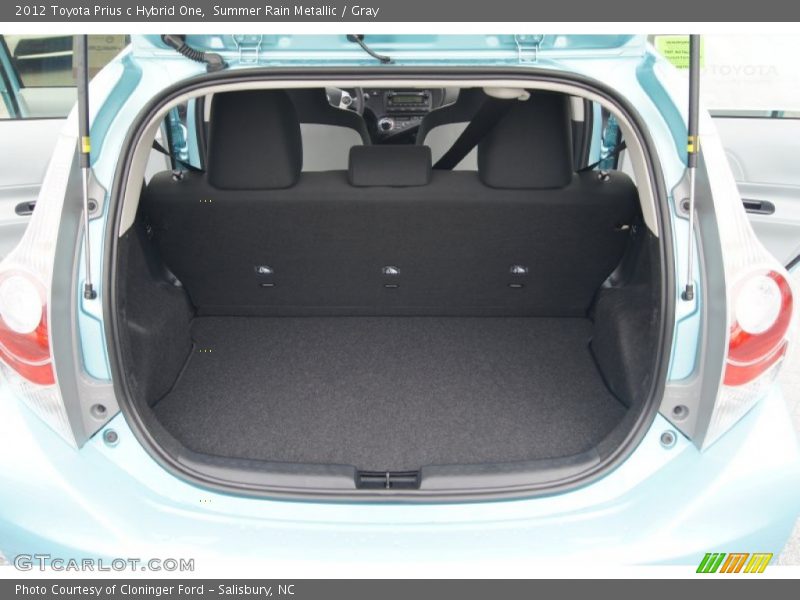 Summer Rain Metallic / Gray 2012 Toyota Prius c Hybrid One