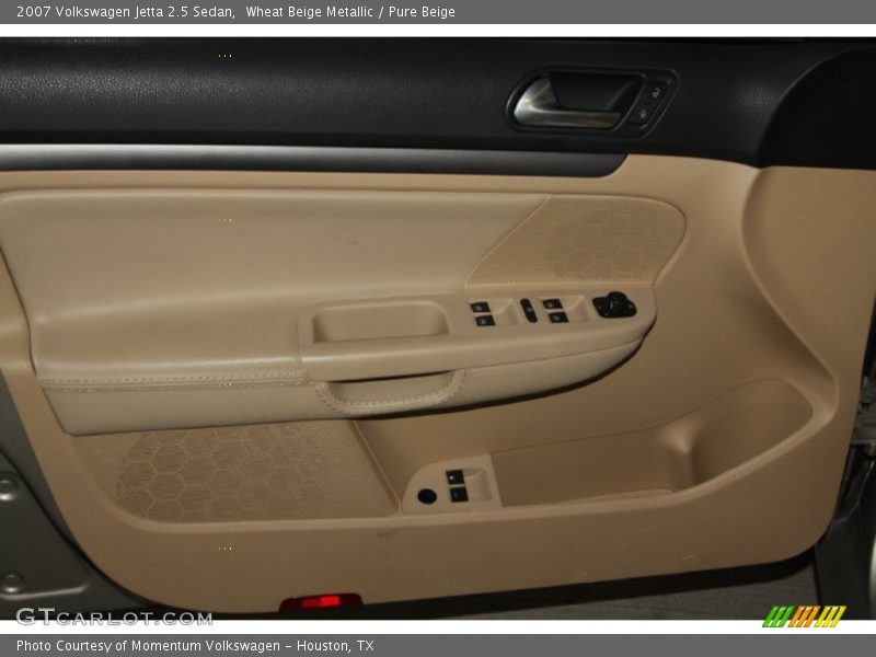 Wheat Beige Metallic / Pure Beige 2007 Volkswagen Jetta 2.5 Sedan