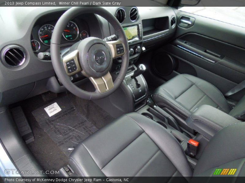 Dark Slate Gray Interior - 2013 Compass Limited 