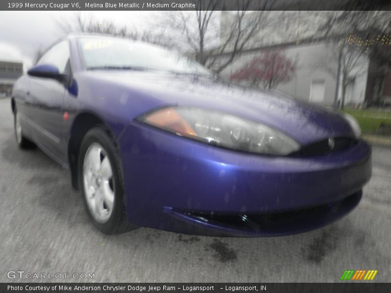 Melina Blue Metallic / Medium Graphite 1999 Mercury Cougar V6