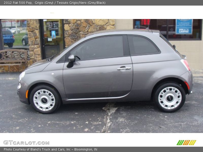 Grigio (Grey) / Tessuto Grigio/Nero (Grey/Black) 2012 Fiat 500 Pop