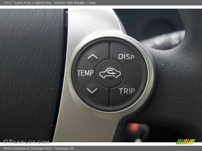 Summer Rain Metallic / Gray 2012 Toyota Prius c Hybrid One