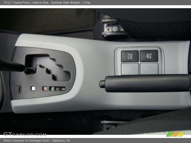 Summer Rain Metallic / Gray 2012 Toyota Prius c Hybrid One