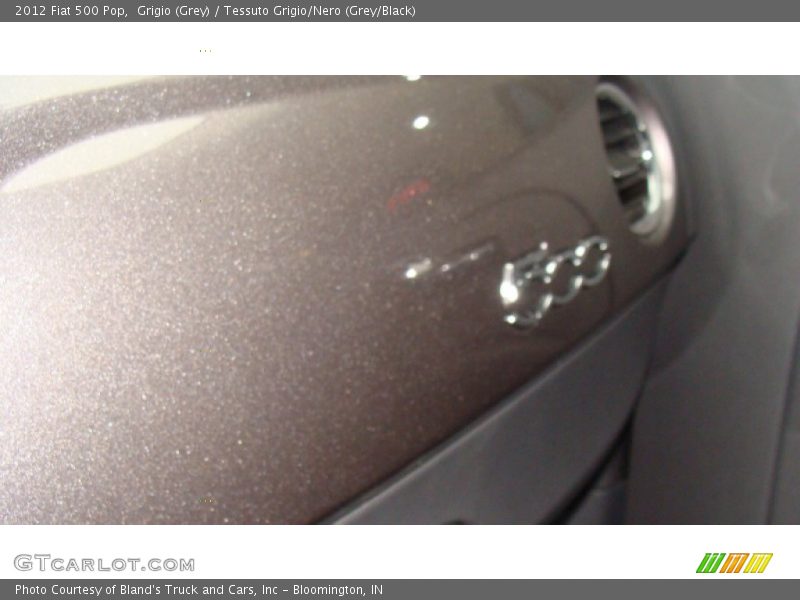 Grigio (Grey) / Tessuto Grigio/Nero (Grey/Black) 2012 Fiat 500 Pop