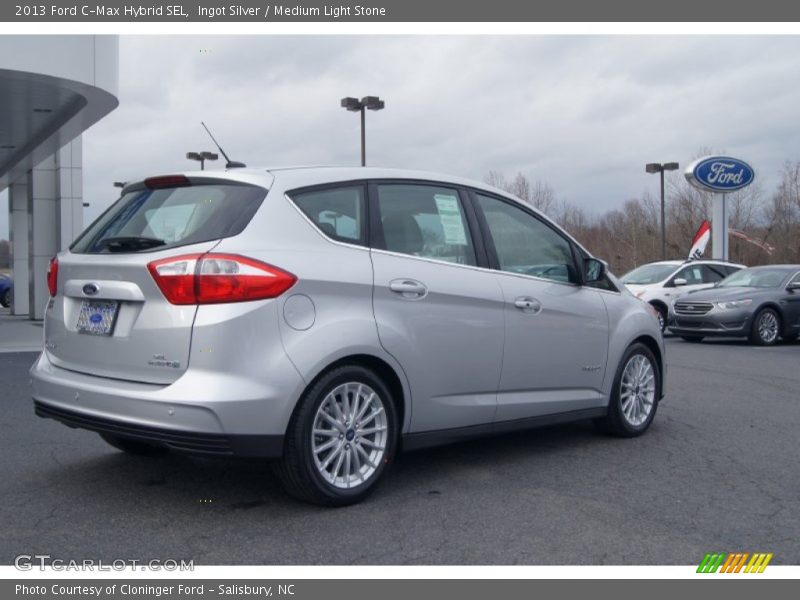 Ingot Silver / Medium Light Stone 2013 Ford C-Max Hybrid SEL