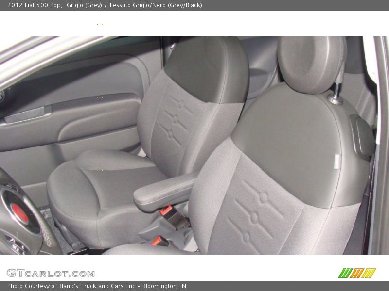 Grigio (Grey) / Tessuto Grigio/Nero (Grey/Black) 2012 Fiat 500 Pop