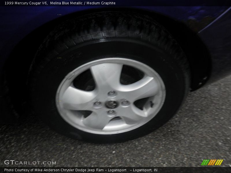 Melina Blue Metallic / Medium Graphite 1999 Mercury Cougar V6