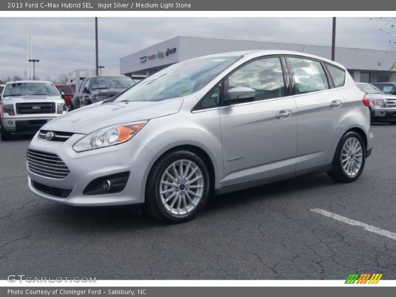 Ingot Silver / Medium Light Stone 2013 Ford C-Max Hybrid SEL