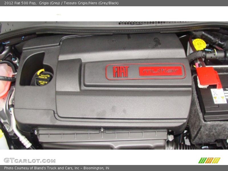 Grigio (Grey) / Tessuto Grigio/Nero (Grey/Black) 2012 Fiat 500 Pop