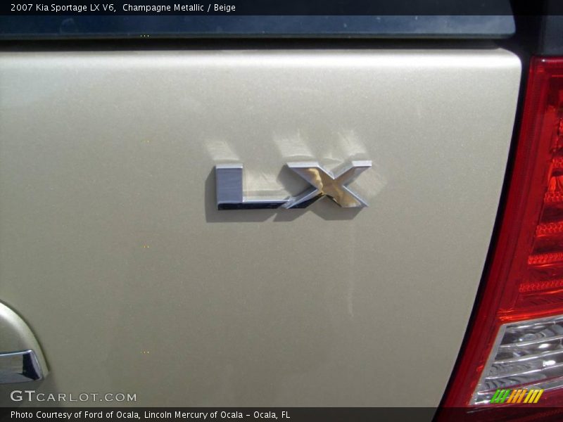 Champagne Metallic / Beige 2007 Kia Sportage LX V6