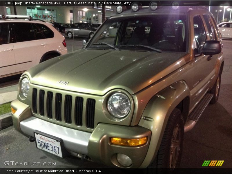 Cactus Green Metallic / Dark Slate Gray 2002 Jeep Liberty Renegade 4x4