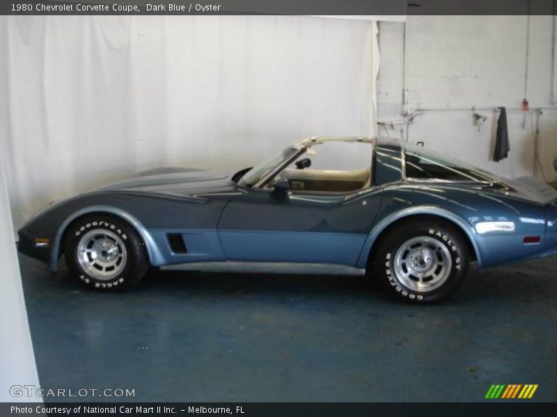 Dark Blue / Oyster 1980 Chevrolet Corvette Coupe