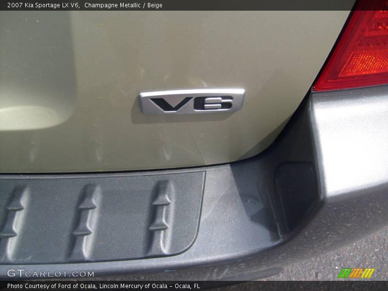 Champagne Metallic / Beige 2007 Kia Sportage LX V6