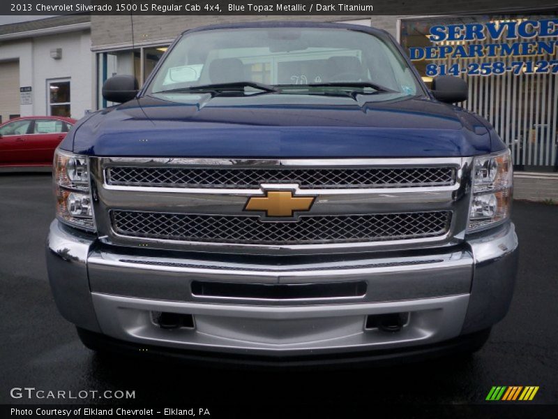 Blue Topaz Metallic / Dark Titanium 2013 Chevrolet Silverado 1500 LS Regular Cab 4x4