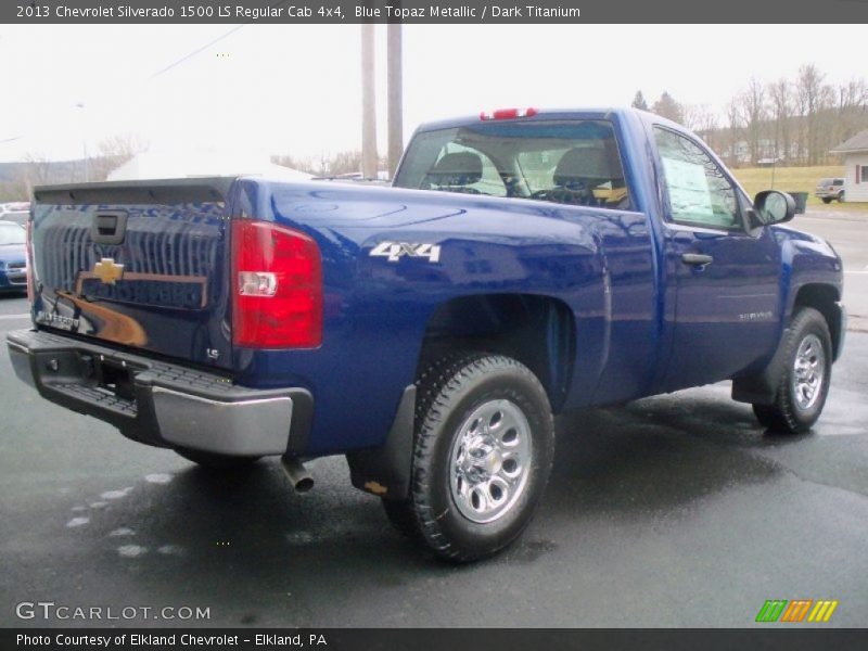  2013 Silverado 1500 LS Regular Cab 4x4 Blue Topaz Metallic