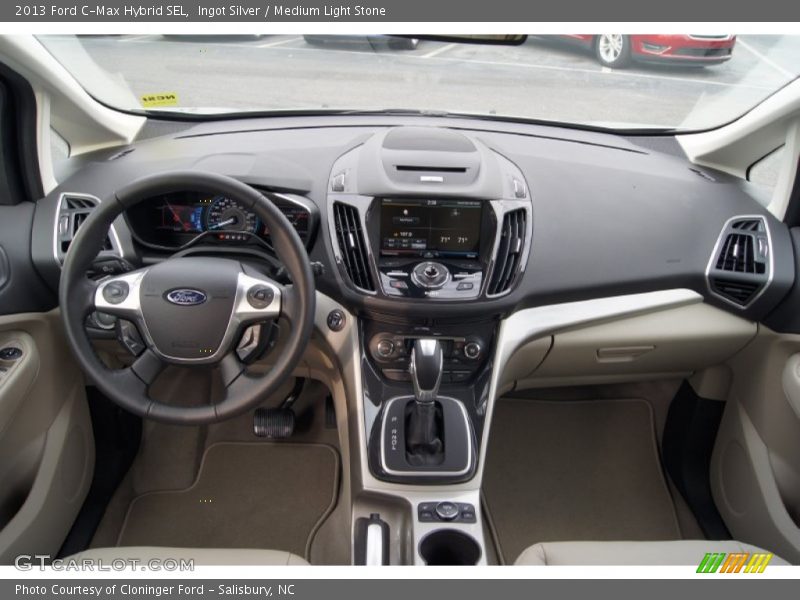 Dashboard of 2013 C-Max Hybrid SEL