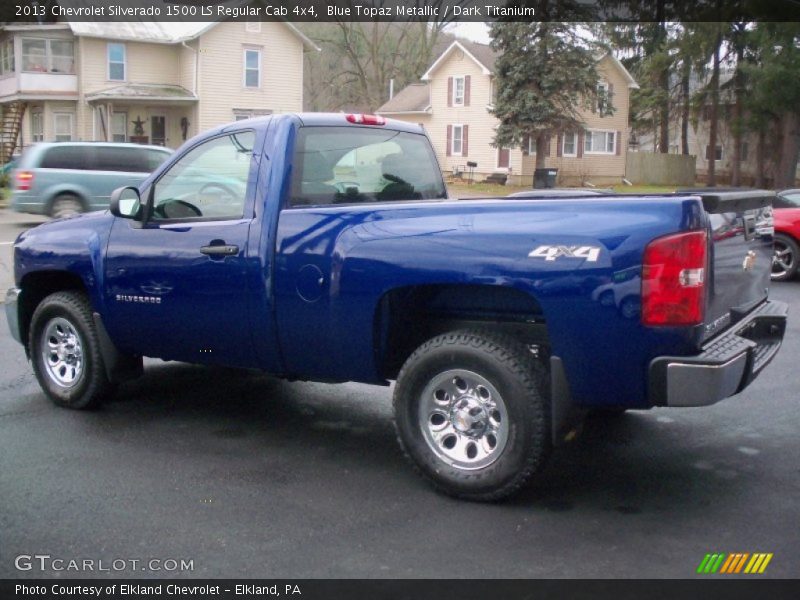 Blue Topaz Metallic / Dark Titanium 2013 Chevrolet Silverado 1500 LS Regular Cab 4x4