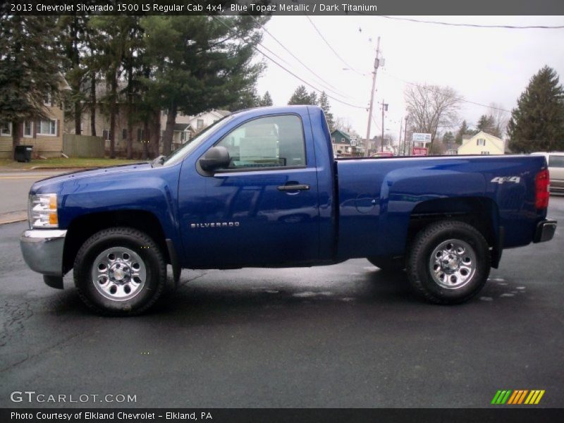  2013 Silverado 1500 LS Regular Cab 4x4 Blue Topaz Metallic