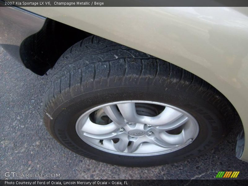 Champagne Metallic / Beige 2007 Kia Sportage LX V6
