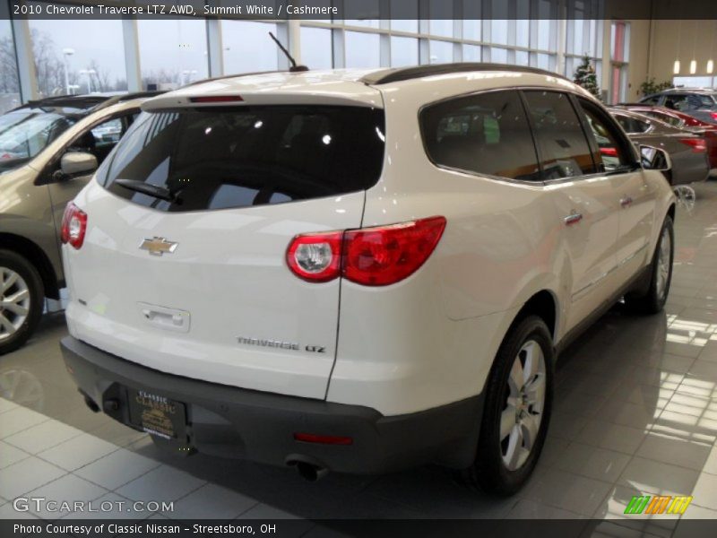 Summit White / Cashmere 2010 Chevrolet Traverse LTZ AWD