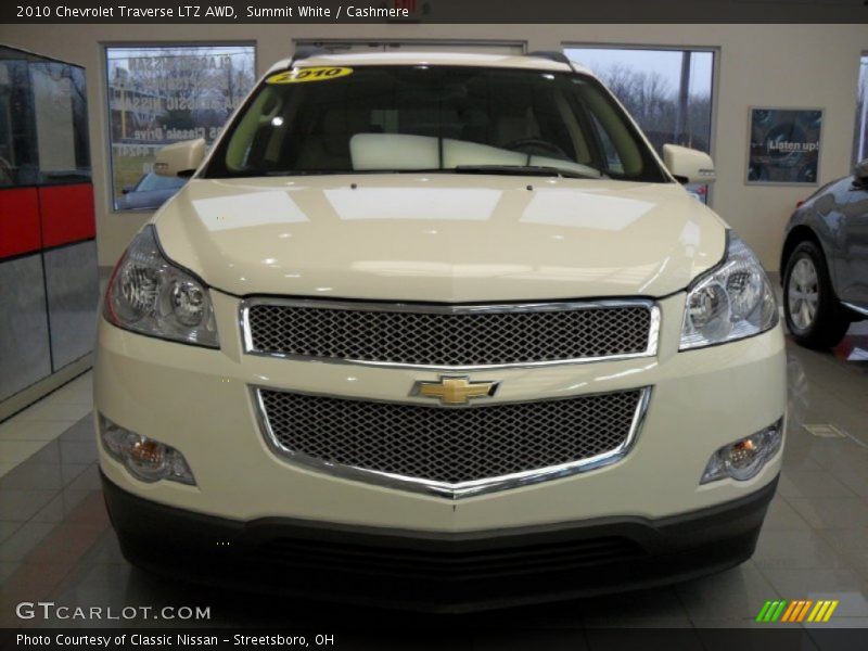Summit White / Cashmere 2010 Chevrolet Traverse LTZ AWD