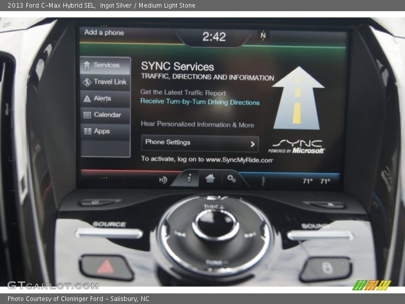 Ingot Silver / Medium Light Stone 2013 Ford C-Max Hybrid SEL