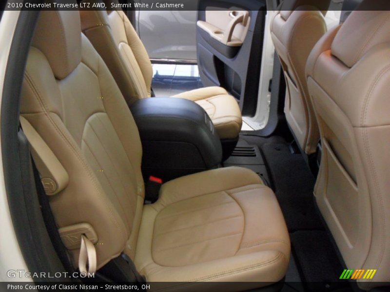 Rear Seat of 2010 Traverse LTZ AWD