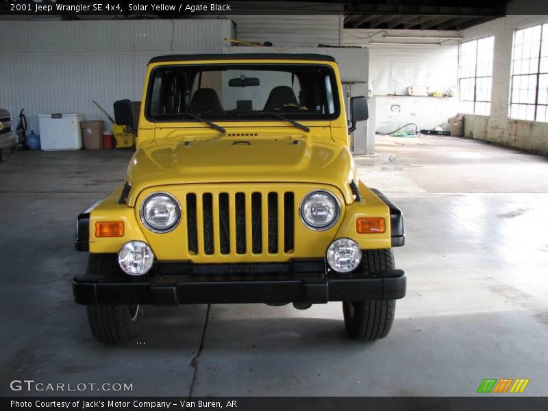Solar Yellow / Agate Black 2001 Jeep Wrangler SE 4x4