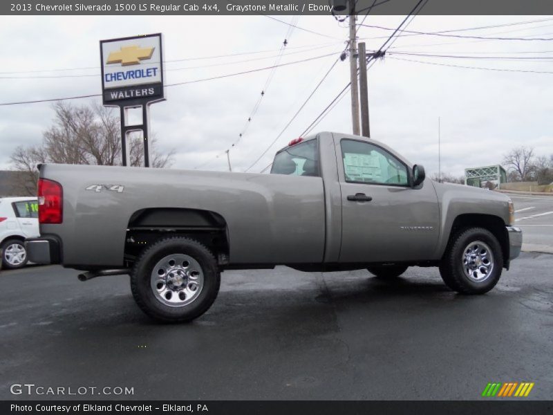 Graystone Metallic / Ebony 2013 Chevrolet Silverado 1500 LS Regular Cab 4x4