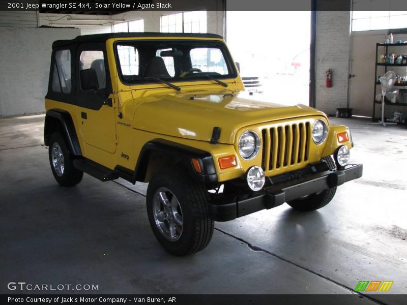 Solar Yellow / Agate Black 2001 Jeep Wrangler SE 4x4