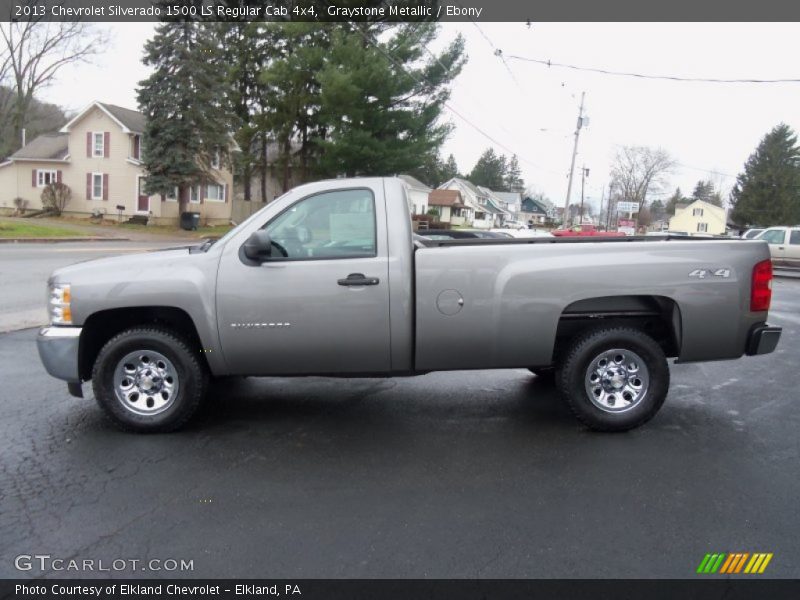 Graystone Metallic / Ebony 2013 Chevrolet Silverado 1500 LS Regular Cab 4x4
