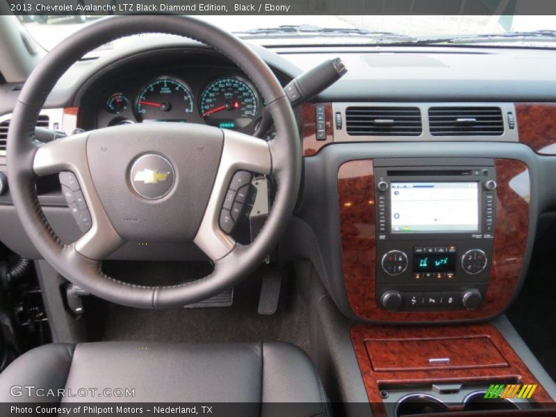 Dashboard of 2013 Avalanche LTZ Black Diamond Edition