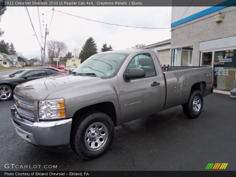 Graystone Metallic / Ebony 2013 Chevrolet Silverado 1500 LS Regular Cab 4x4